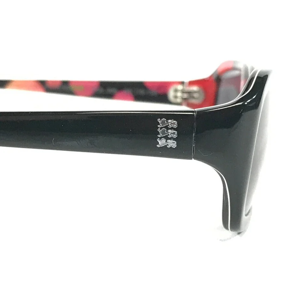 Black Women’s Sunglasses with Patterned Temples - Picture 4 of 12